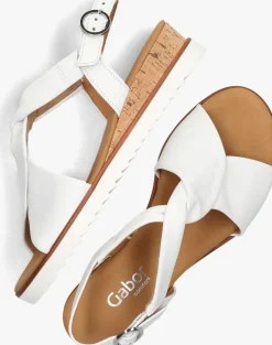 GABOR te sandalen met hak 751.1 wit