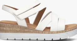 GABOR te sandalen met hak 702.2 wit Outlet