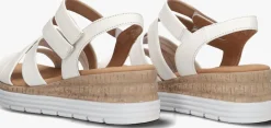 GABOR te sandalen met hak 702.2 wit Outlet