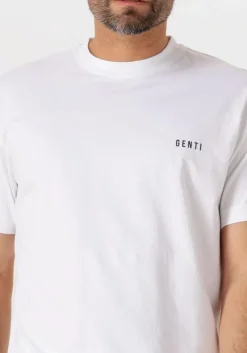 GENTI te t-shirt t-shirt ss j2040-1223 wit New