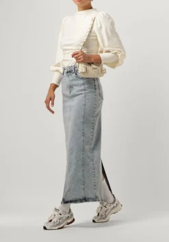 GESTUZ te blouses rifagz puff blouse noos wit