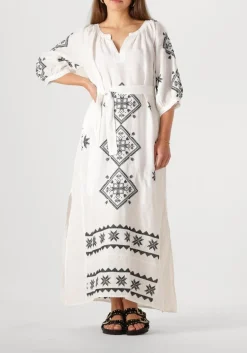 GREEK ARCHAIC KORI te maxi jurk 230652 wit