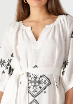 GREEK ARCHAIC KORI te maxi jurk 230652 wit