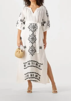 GREEK ARCHAIC KORI te maxi jurk 230652 wit