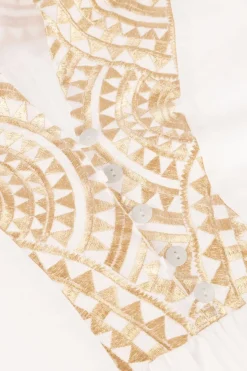 GREEK ARCHAIC KORI te blouses 340452 wit Clearance