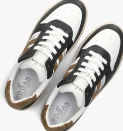 HOGAN te lage sneakers led basket sneaker wit