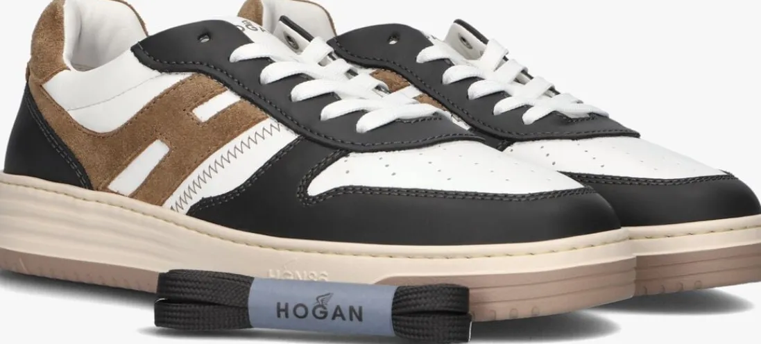 HOGAN te lage sneakers led basket sneaker wit