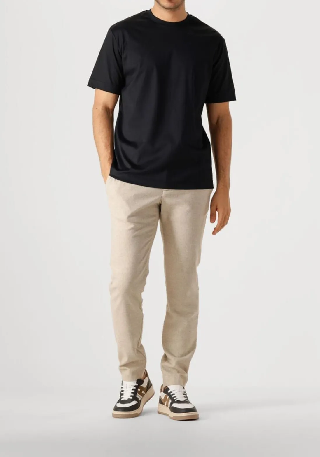 HOGAN te lage sneakers led basket sneaker wit