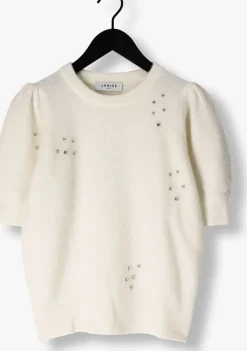 JANICE te trui payton stones wit Outlet