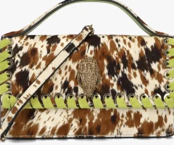 KURT GEIGER LONDON te handtas sm bond top handle bag wit New