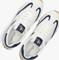 LAUREN RALPH LAUREN te lage sneakers dani low top lace wit Best
