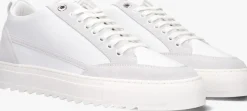 Mason Garments te lage sneakers tia versatile wit New