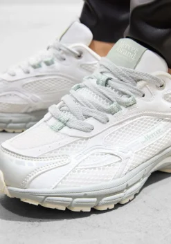 MERCER AMSTERDAM te lage sneakers the re-run grape wit Outlet