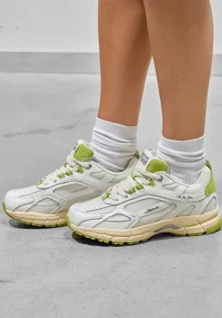 MERCER AMSTERDAM te lage sneakers the re-run vintage wit Outlet