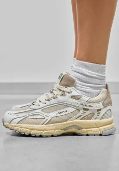 MERCER AMSTERDAM te lage sneakers the re-run vintage wit Outlet