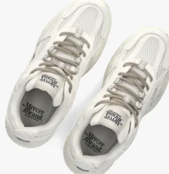 MERCER AMSTERDAM te lage sneakers the re-run max suede wit Discount
