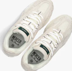 MERCER AMSTERDAM te lage sneakers the re-run monchrome wit Clearance