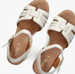 NOTRE-V te sandalen met hak as-2000 wit Clearance