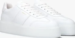 NUBIKK te lage sneakers elise wing wit Outlet