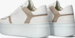 NUBIKK te lage sneakers bayou platform wit New