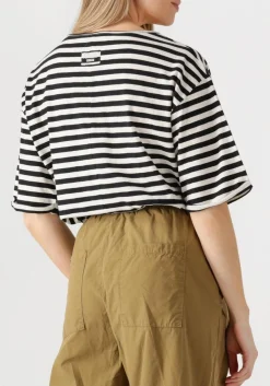 PENN & INK te top t-shirt stripe wit Online