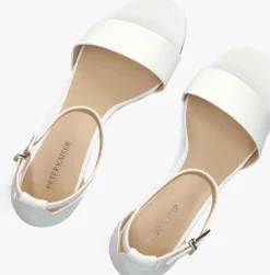 PETER KAISER te sandalen met hak 78340 wit