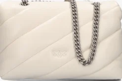 PINKO te schoudertas love puff classic wit Clearance