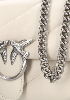 PINKO te schoudertas love puff classic wit Clearance