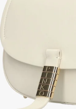 PINKO te schoudertas saddle mini wit Discount