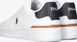 POLO RALPH LAUREN te lage sneakers masters court low top wit Hot