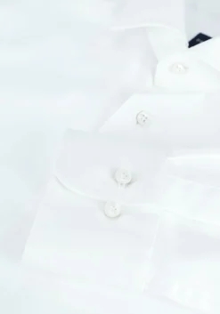 PROFUOMO te klassiek overhemd shirt x-cutaway japanese knitted wit New