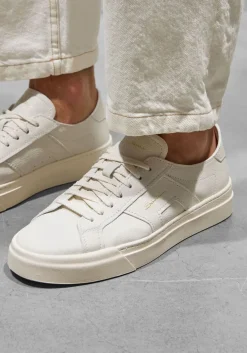 SANTONI te lage sneakers dbs wit New