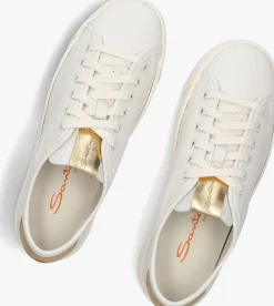 SANTONI te lage sneakers volee w wit Outlet