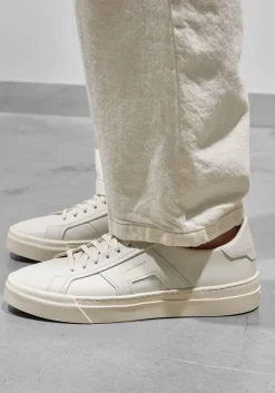 SANTONI te lage sneakers dbs2 wit Clearance