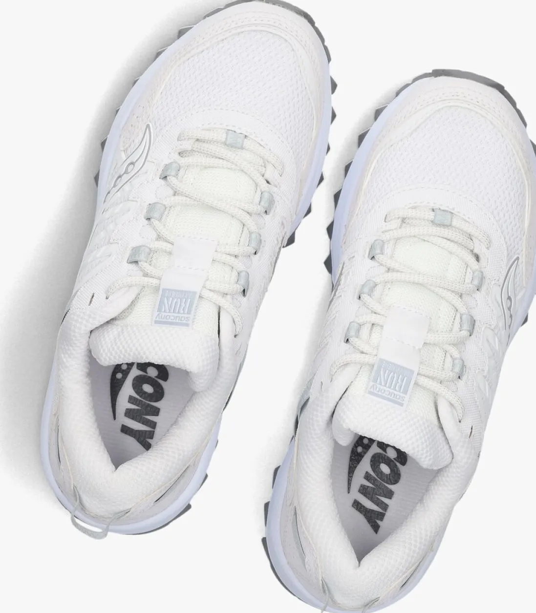 SAUCONY te sneakers grid peak wit