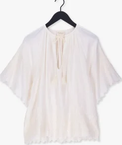 SISSEL EDELBO te blouses sandra organic cotton blouse wit Discount
