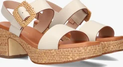 STEFANO LAURAN te sandalen met hak 24199 wit Outlet