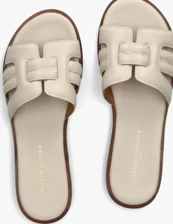 STEFANO LAURAN te slippers led 1 band slipper wit Best