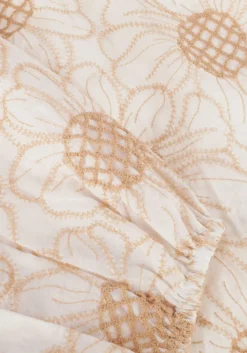 SUMMUM te blouses longsleeve top flower embroidery wit New