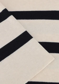 SUMMUM te trui striped sweater soft viscose polyamide knit wit New