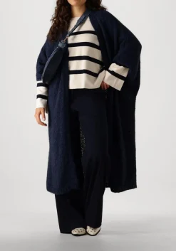 SUMMUM te trui striped sweater soft viscose polyamide knit wit New