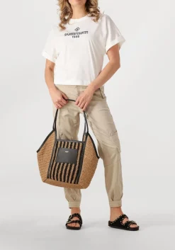 SUMMUM te t-shirt boxy artwork tee wit