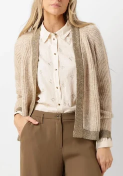 SUMMUM te vest cardigan airy alpaca blend knit wit New