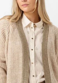 SUMMUM te vest cardigan airy alpaca blend knit wit New