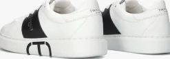 TWINSET MILANO te lage sneakers 241tcp010 wit Clearance