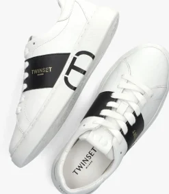 TWINSET MILANO te lage sneakers 241tcp010 wit Clearance