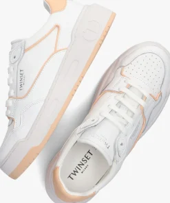 TWINSET MILANO te lage sneakers 231tcp080 wit New