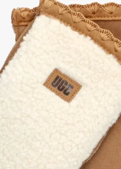 UGG te handschoenen fluff scalloped mitten wit Sale