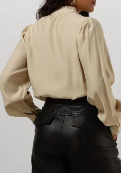 AAIKO blouses isalee uni vis 483 zand New