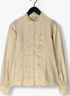 AAIKO blouses isalee uni vis 483 zand New